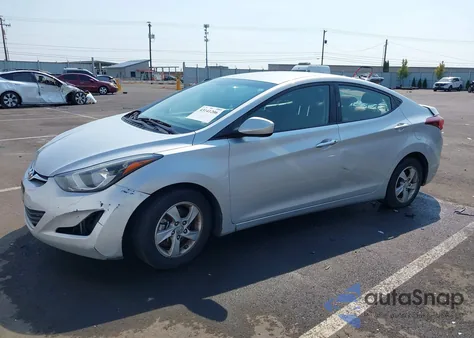 2014 Hyundai Elantra Se/Sport/Limited from USA, damaged, VIN KMHDH4AE6EU058198